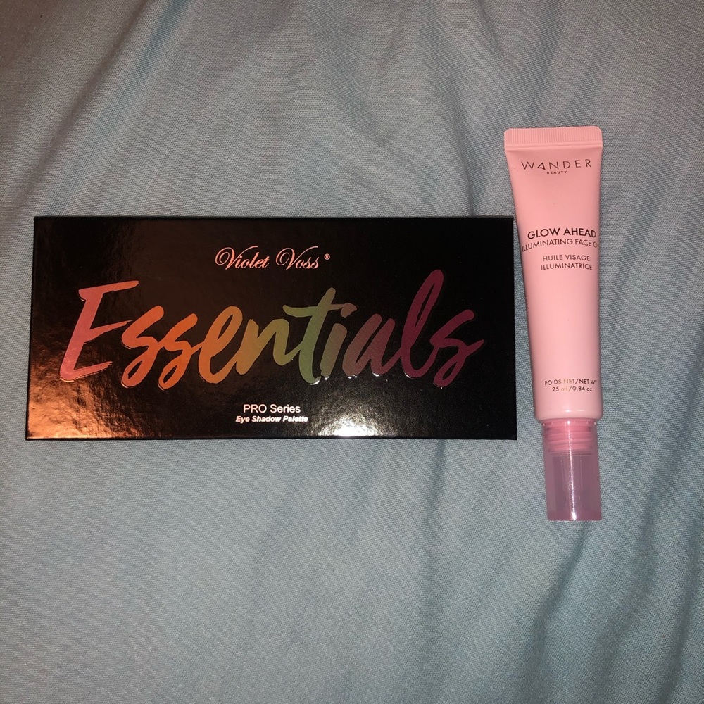 VV essentials palette + wander beauty glow ahead
